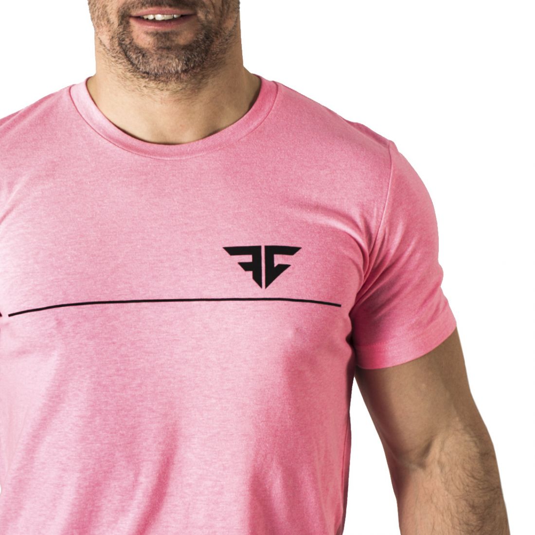 mens pink tee