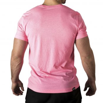 pink shirt neon tee polycotton cross training